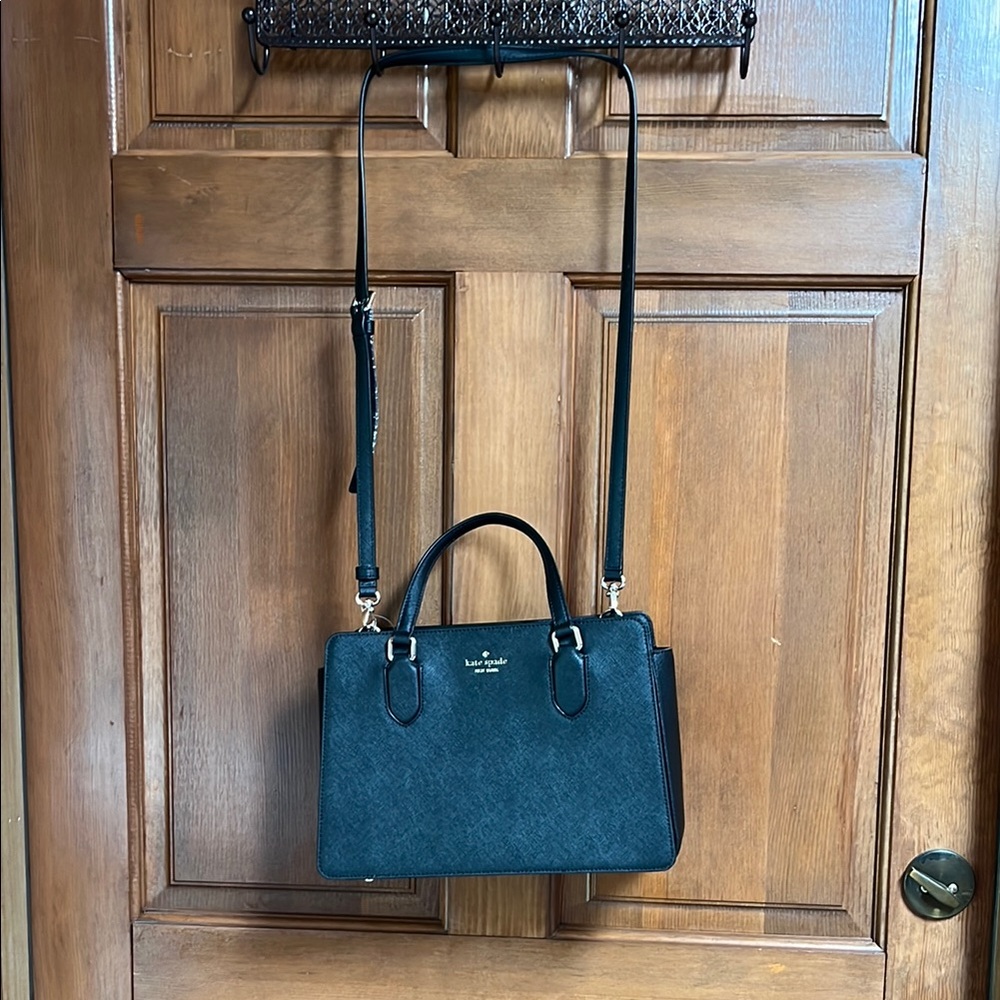 NWT Kate Spade Saffiano Black Leather bag